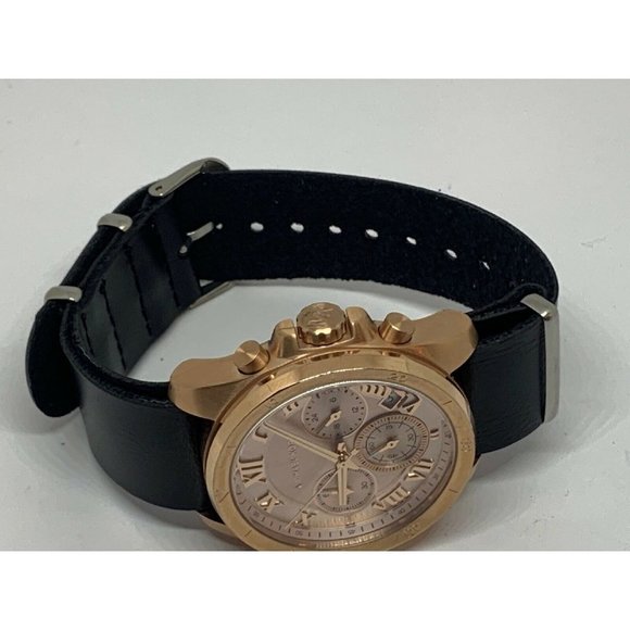 Michael Kors MK6397 Women\'s Leather Analog Gold Di main image 5